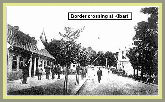 Border crossing at Kibart.